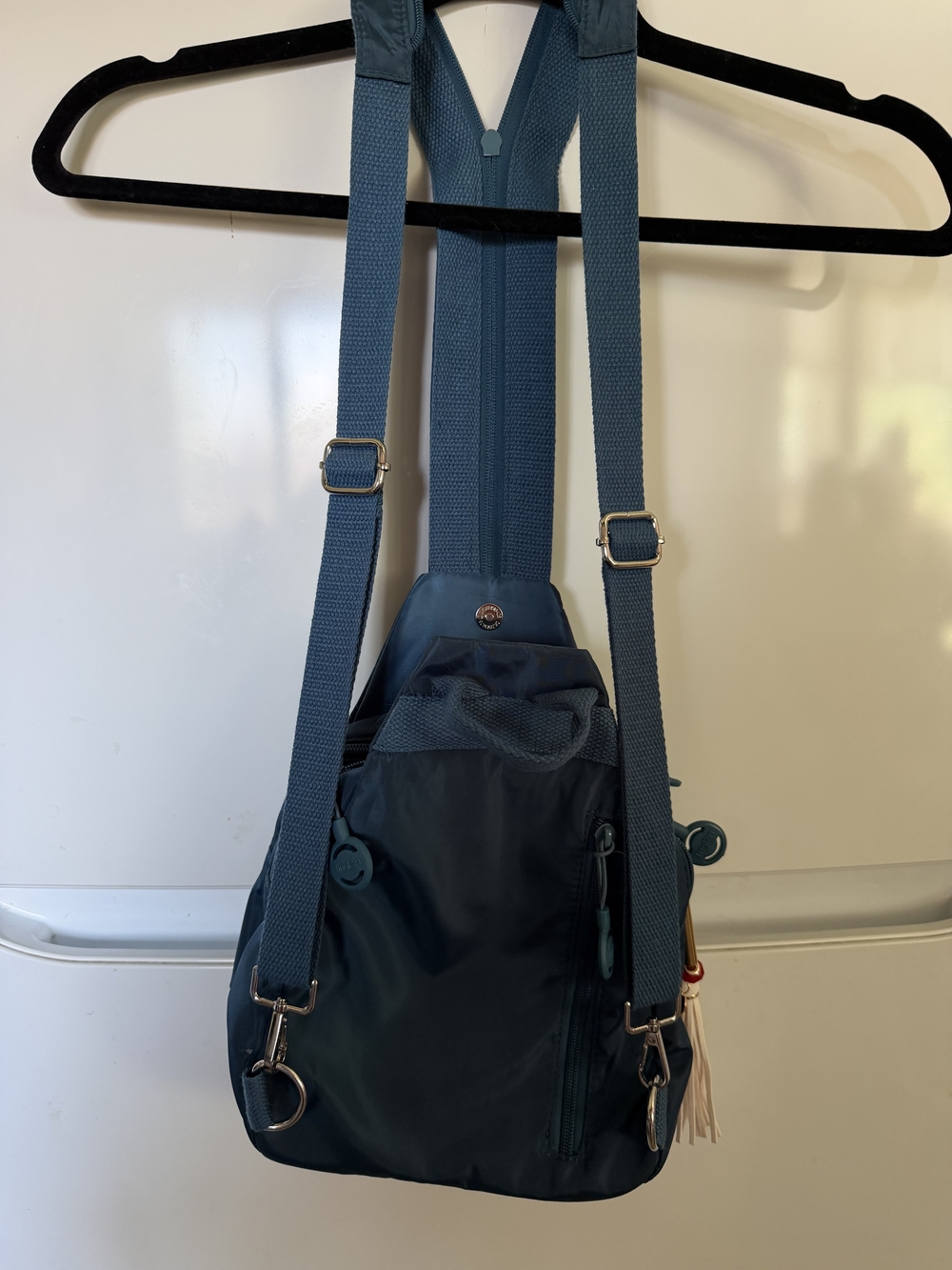 Men's Teal Sling Backpack - Casual Everyday Carry